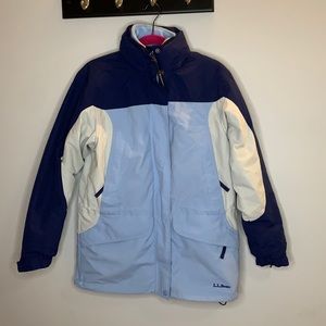 L.L. bean 3-in-1 coat parka fleece